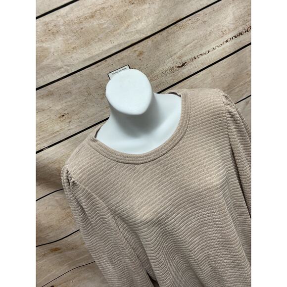 Chenault Womens Sweater Size XL Womens Beige New Pullover Long Sleeve - Picture 3 of 11